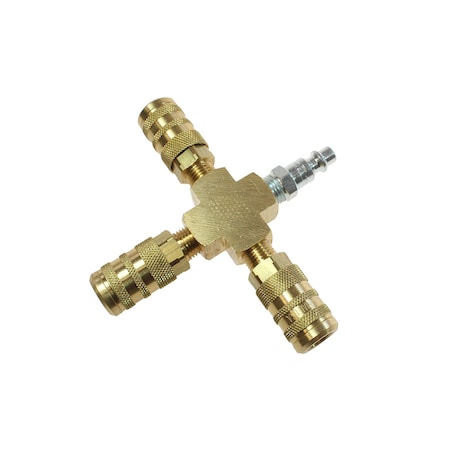 Coilhose Pneumatics Cross Manifold Assembly 6-Point Industrial Interchange X004-15X